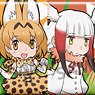 Kemono Friends Trading Square Can Badge (Set of 10) (Anime Toy)
