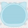 Steamed Bun Nigi Nigi Mascot Kigurumi Case Cat Blue (Anime Toy)