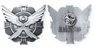 Saga of Tanya the Evil Silver Wing Assault Badge (Anime Toy)