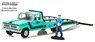 1967-72 Ford F-350 Ramp Truck with Truck Driver Figure (Diecast Car)