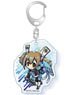 Sword Art Online the Movie -Ordinal Scale- Die-cut Acrylic Key Ring (Silica) (Anime Toy)