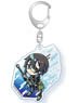 Sword Art Online the Movie -Ordinal Scale- Die-cut Acrylic Key Ring (Sinon) (Anime Toy)
