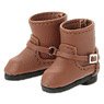 Double Buckle Boots (Brown) (Fashion Doll)