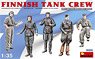 Finnish Tank Crew (Set of 5) (Plastic model)