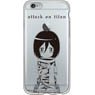 For iPhone6/6s Attack on Titan Soft Clear Case Mikasa Ver. (Anime Toy)