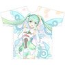 Hatsune Miku Racing Ver. 2017 Full Graphic T-Shirts M (Anime Toy)