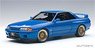 Nissan Skyline GT-R (R32) V-SpecII Tuned Version (Blue) (Diecast Car)