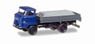 (HO) IFA L60 ピックアップトラック 荷台貨物、キャンバス付き (鉄道模型)