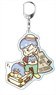 Osomatsu-san x Sanrio Characters Big Key Ring Karamatsu x Tuxedosam Departure Ver (Anime Toy)