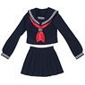 AZO2 Sailor Suit Set (Navy x Red) (Fashion Doll)
