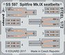 Steel Seat Belt for Spitfire Mk.IX (for Eduard) (Plastic model)