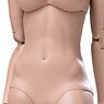Super Flexible Female Base Model Plastic Joint Suntan Large Bust (Fashion Doll)