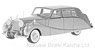 Rolls Royce Silver Wraith Empress Limousine Hooper RHD 1956 Blue/Grey (Diecast Car)