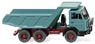 (HO) Mercedes-Benz NG Dump Truck Turquoise (Model Train)
