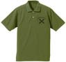 Brave Witches Karlsland Embroidery Polo Shirt Green Tea S (Anime Toy)