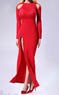1/6 Bare Shoulder Evening Dress Set Red (Fashion Doll)