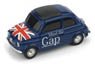 フィアット ニュー 500 イングランド Mind the gap God save the Queen (ミニカー)