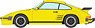 Porsche 930 turbo `Flatnose` 1988 Speed Yellow (Diecast Car)