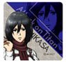 Attack on Titan Leather Badge (Mikasa) (Anime Toy)