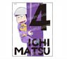 Osomatsu-san Die-cut Sticker Cling Sextuplet Ver. Ichimatsu (Anime Toy)