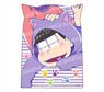 Osomatsu-san Die-cut Sticker Nyanko Sextuplet Ver. Ichimatsu (Anime Toy)