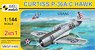 Curtiss P-36A/C Hawk `USAAC` (Set of 2) (Plastic model)