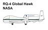 RQ-4B Global Hawk (NASA) (Plastic model)