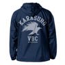 Haikyu!!: Karasuno High School vs Shiratorizawa Academy Karasuno High School Volleyball Club Hooded Windbreaker Navy x Yellow L (Anime Toy)