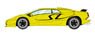 Lamborghini Diablo SV (MY95) Yellow/Black `SV` Logo (Diecast Car)