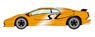 Lamborghini Diablo SV (MY95) Pearl Orange/Black `SV` Logo (Diecast Car)