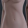 Female Super Flexible Seamless Suntan Middle Bust 1/6 Action Figure S02A (Fashion Doll)