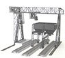 HOゲージサイズ ガントリクレーンと給炭槽組立キット (組み立てキット) (鉄道模型)