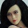 Female Super Flexible Seamless Pale Middle Bust with Head 1/6 Action Figure PLMB2014-S01 (Fashion Doll)