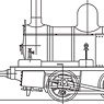 J.G.R. Beyer, Peacock #166/#167 Steam Locomotive (Unassembled Kit) (Model Train)