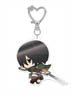 Nuigurumini Attack on Titan Big Acrylic Key Ring Mikasa (Anime Toy)