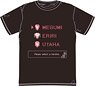 Saekano: How to Raise a Boring Girlfriend Flat T-Shirts Megumi & Eriri & Utaha (Anime Toy)