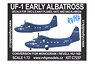 UF-1 Early Albatross Decals for Two U.S. Navy Planes, NATC and NAS Alameda (Plastic model)