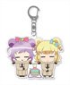 Idol Time PriPara [Paraneta] Laala & Yui Sheep Coordinate Acrylic Key Ring (Anime Toy)