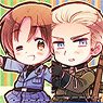 [Hetalia: Axis Powers] Trading Leather Key Ring (Set of 8) (Anime Toy)