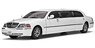 2003 Lincoln Limousine 2000 Vibrant White (Diecast Car)