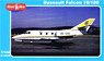 Dassault Falcon 10/100 Corporate Jet Aircraft (Set of 2) (Plastic model)