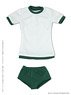 AZO2 Gym Clothes Set (Dark Green) (Fashion Doll)