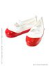 50 Indoor Shoes (White x Red) (Fashion Doll)