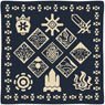 Monster Hunter XX Ethnic Pattern Cushion (The Wycademy & 4 Villages) (Anime Toy)