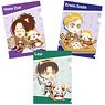 Rascal x Attack on Titan A5 Clear File 3 Types of Sets Ver.2 (Anime Toy)