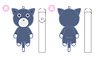 サクラダリセット 【オモテウラバー】 ケイが春埼にあげた猫のストラップ (キャラクターグッズ)