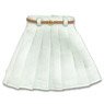 PNM Leather Belt Pleated Skirts (Mint) (Fashion Doll)