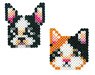 Nano Beads 001 French Bulldog/Calico cat (Interactive Toy)