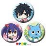[Fairy Tail: Dragon Cry] Kanachibi Can Badge Set Gray/Wendy/Happy (Anime Toy)