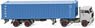 (HO) Volvo F89 Container Truck 40` (Model Train)